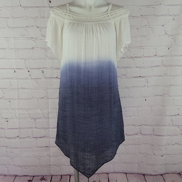 BCX Blue and White Ombre dress. Size Small. - Picture 1 of 8